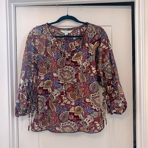 Sundance paisley blouse